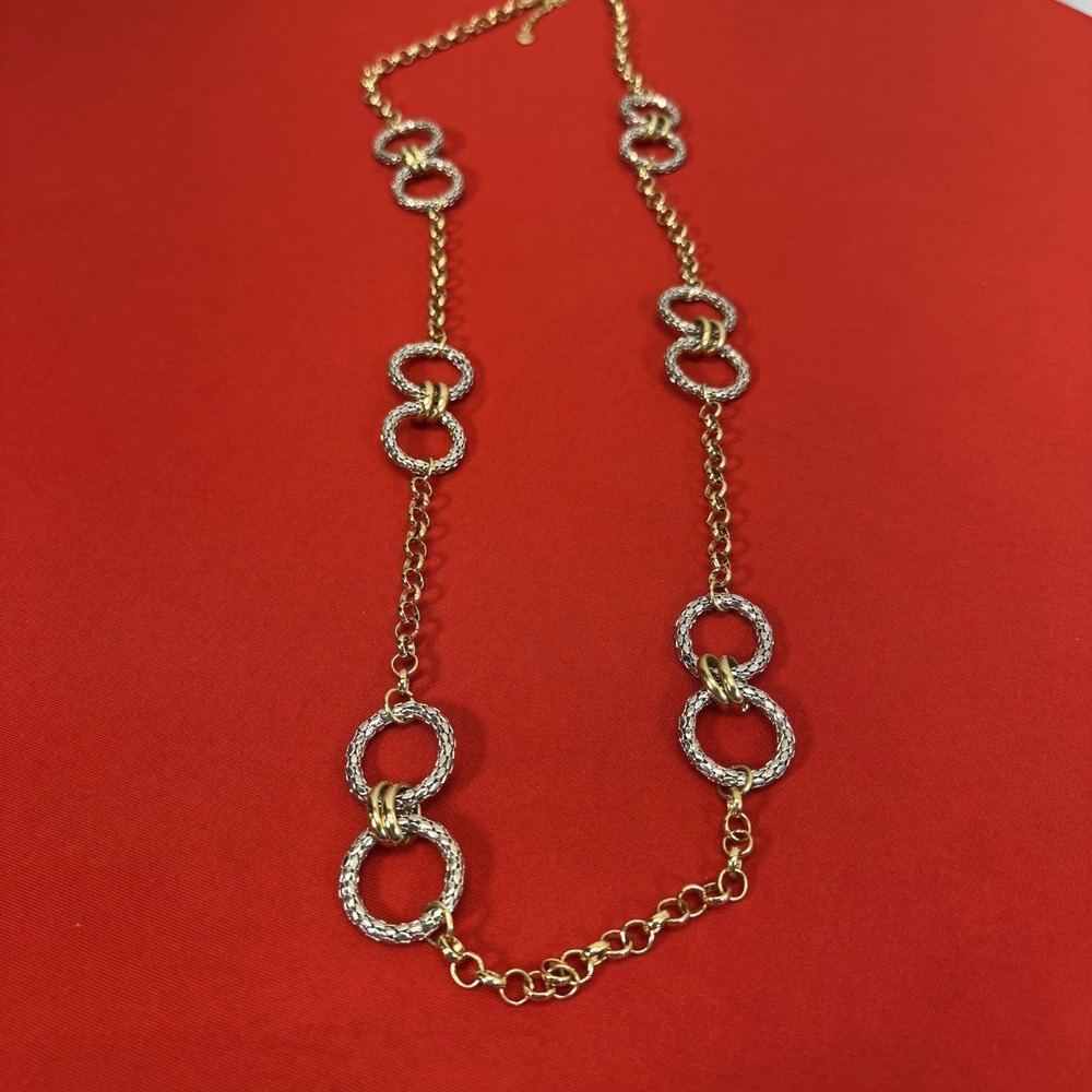 Alfani Two Tone Ringโ Necklace